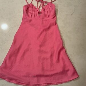 Hello Molly Pink Mini Dress